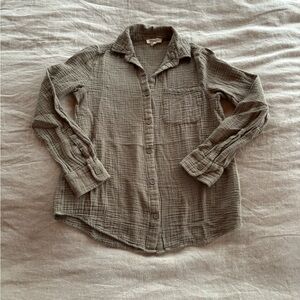 beachlunchlounge Olive Button Down Shirt